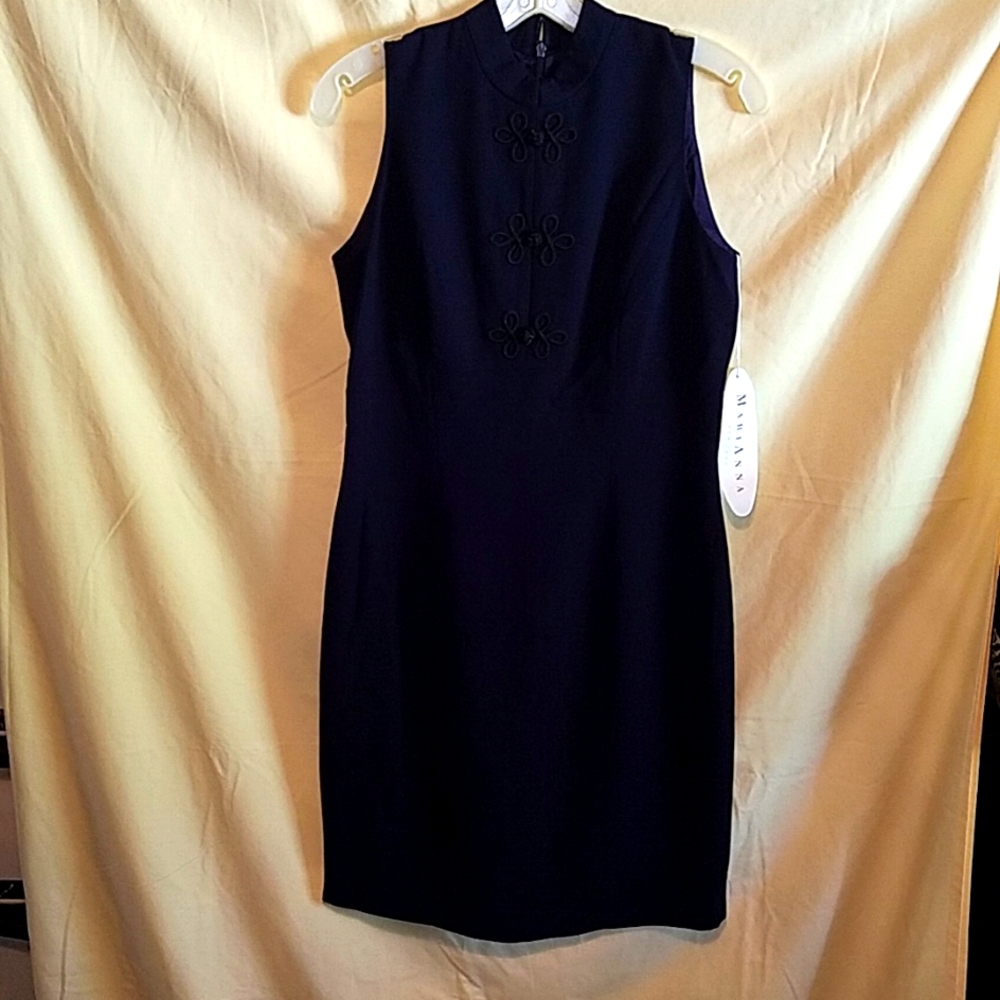 Marianna navy tailored dress, size 8